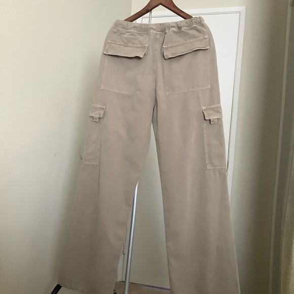 Zara New without Tags Cargo Pants / Size 12 / Beige-Green - Picture 3 of 7